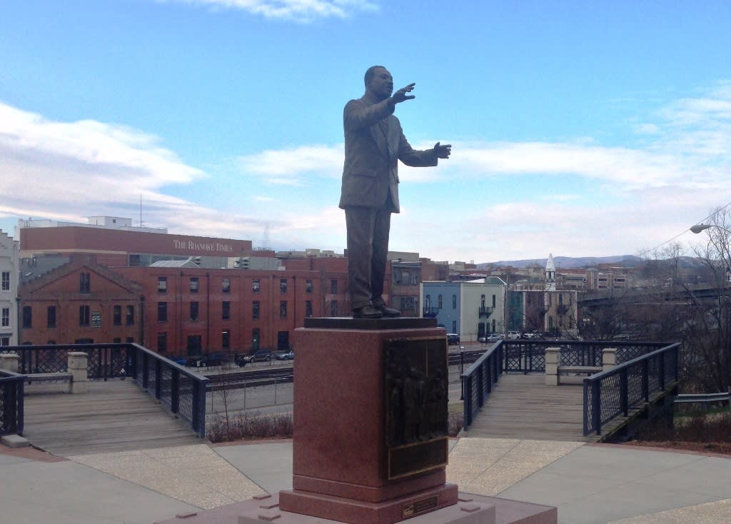 Visit the Martin Luther King statue in Roanoke – Historical Society of