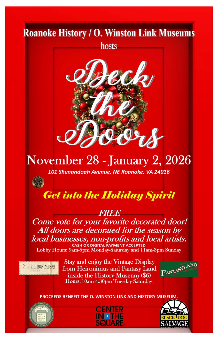 Deck the Doors flyer